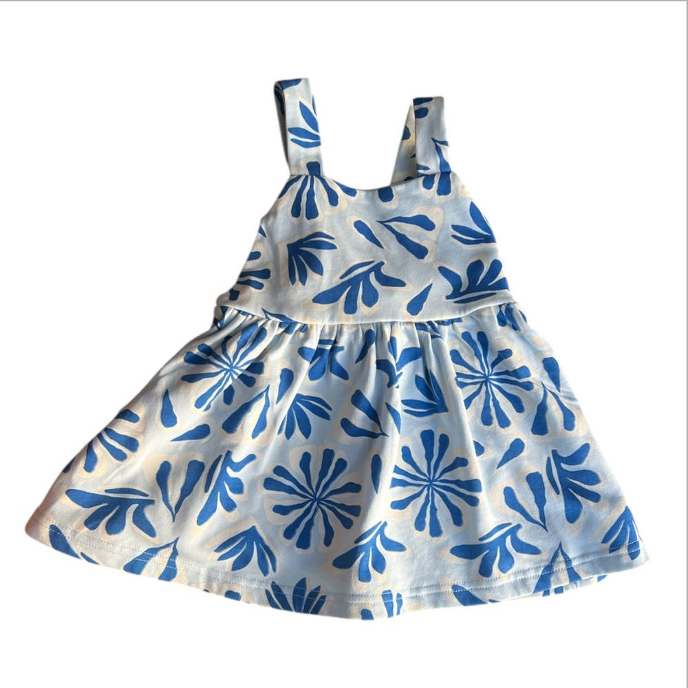 Tiny Tribe Babies' Abstract Stretch Cotton Pinafore Dress